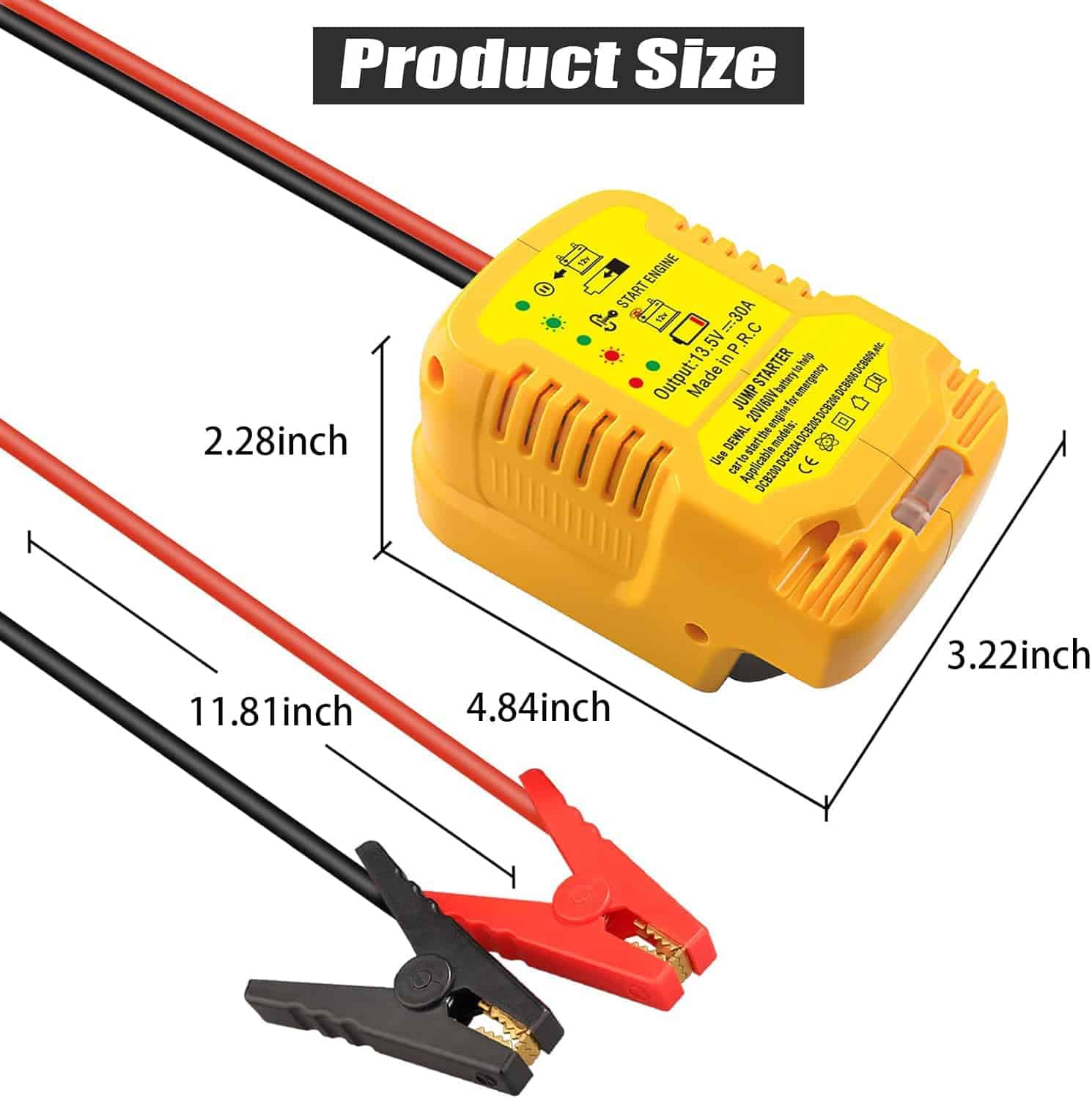 Adaptador de arrancador para coche JJFX 12V Ajuste para - Imagen 5