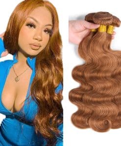 #30 Mechones de Cabello Humano Onda Corporal 22 24 26