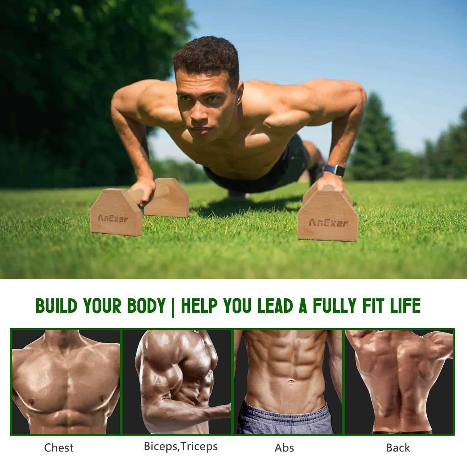 Soportes para Flexiones AnExer de 40CM con Base - Imagen 7