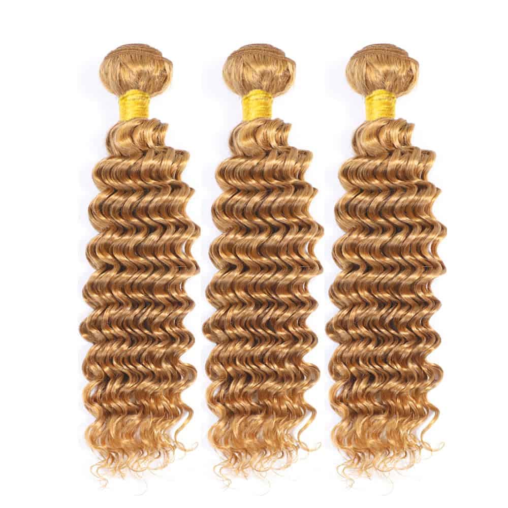 #27 Mechones de Cabello Humano Ondulado Profundo 22 22 22 - Imagen 7