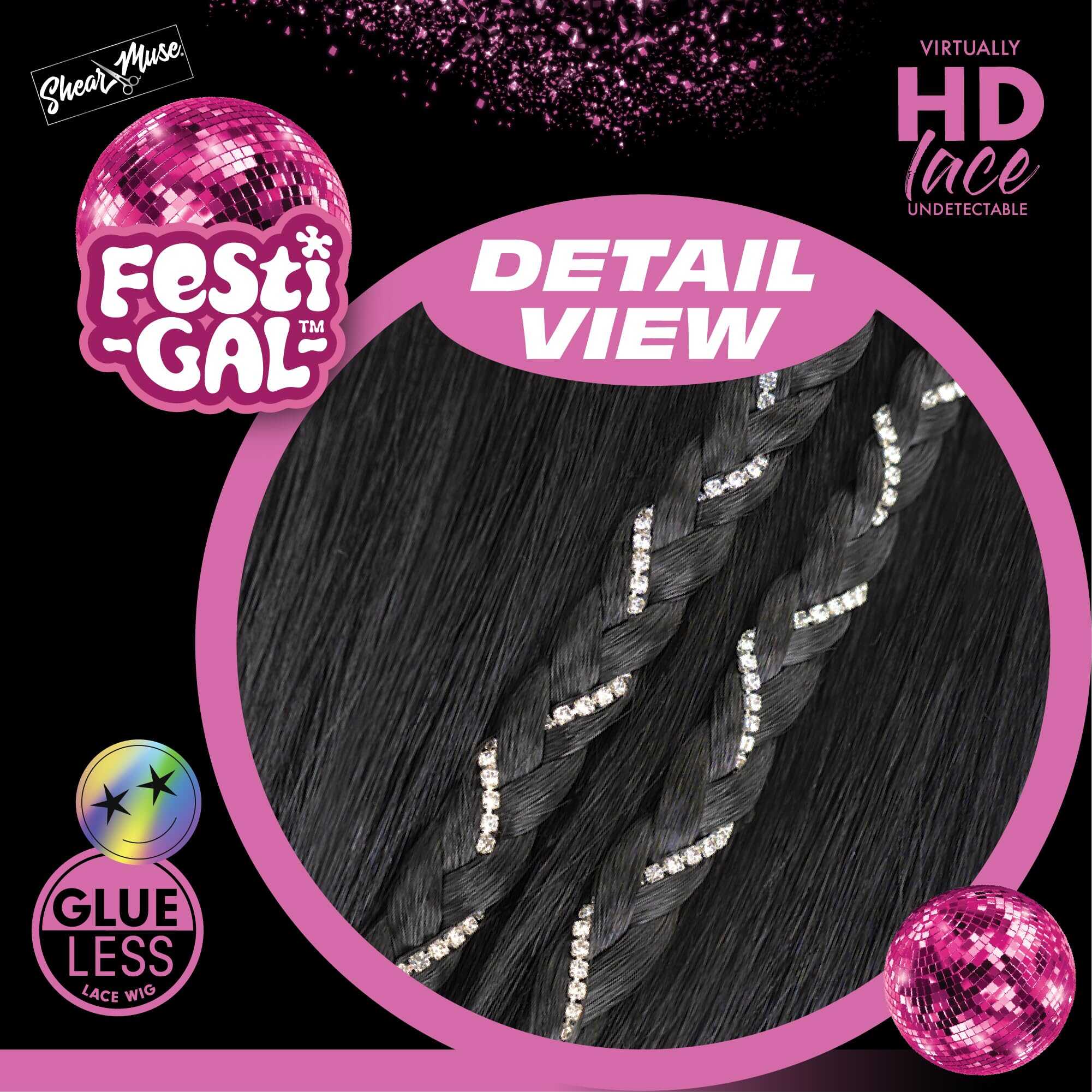 Sensationnel Shear Muse Festi-Gal Lacewig - Diamond Gal - Imagen 5