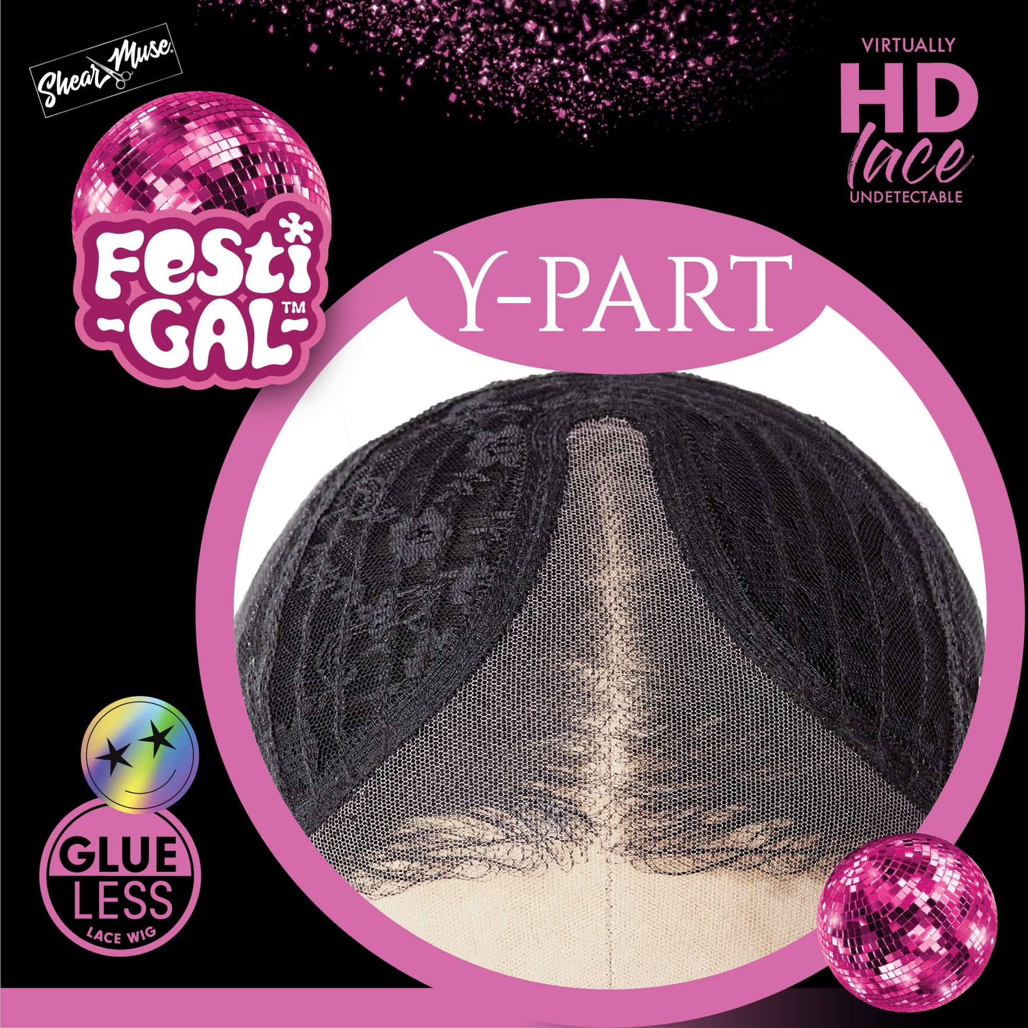 Sensationnel Shear Muse Festi-Gal Lacewig - Diamond Gal - Imagen 6