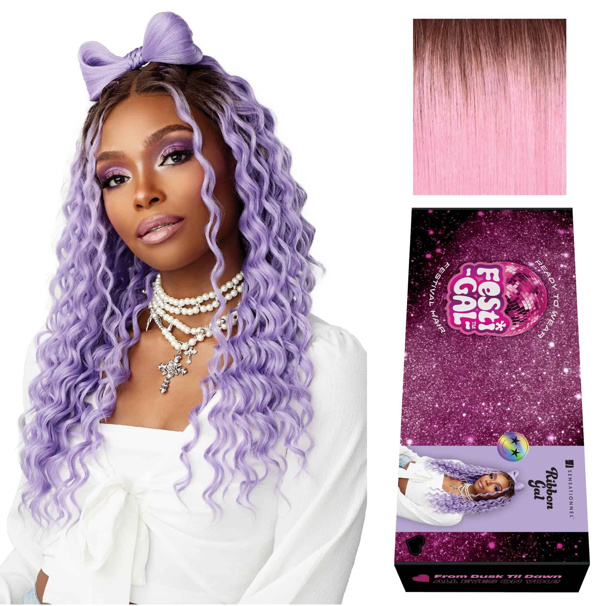 Sensationnel Shearmuse Festigal Lacewig - Laceparting Gal