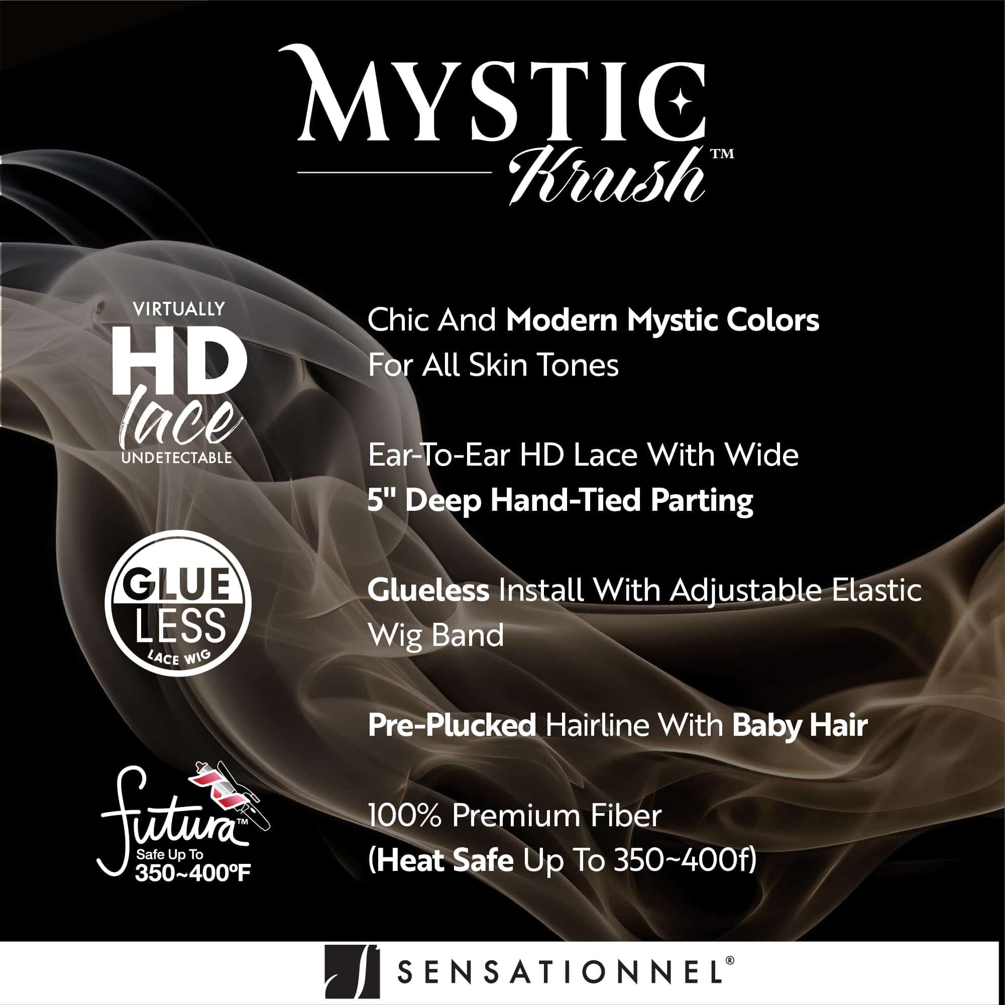 Peluca Sensationnel Shearmuse Mystic Krush - Lila Pelo - Imagen 5