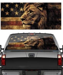 Calcomanías de León Animal para Camiones SUV Ventana,