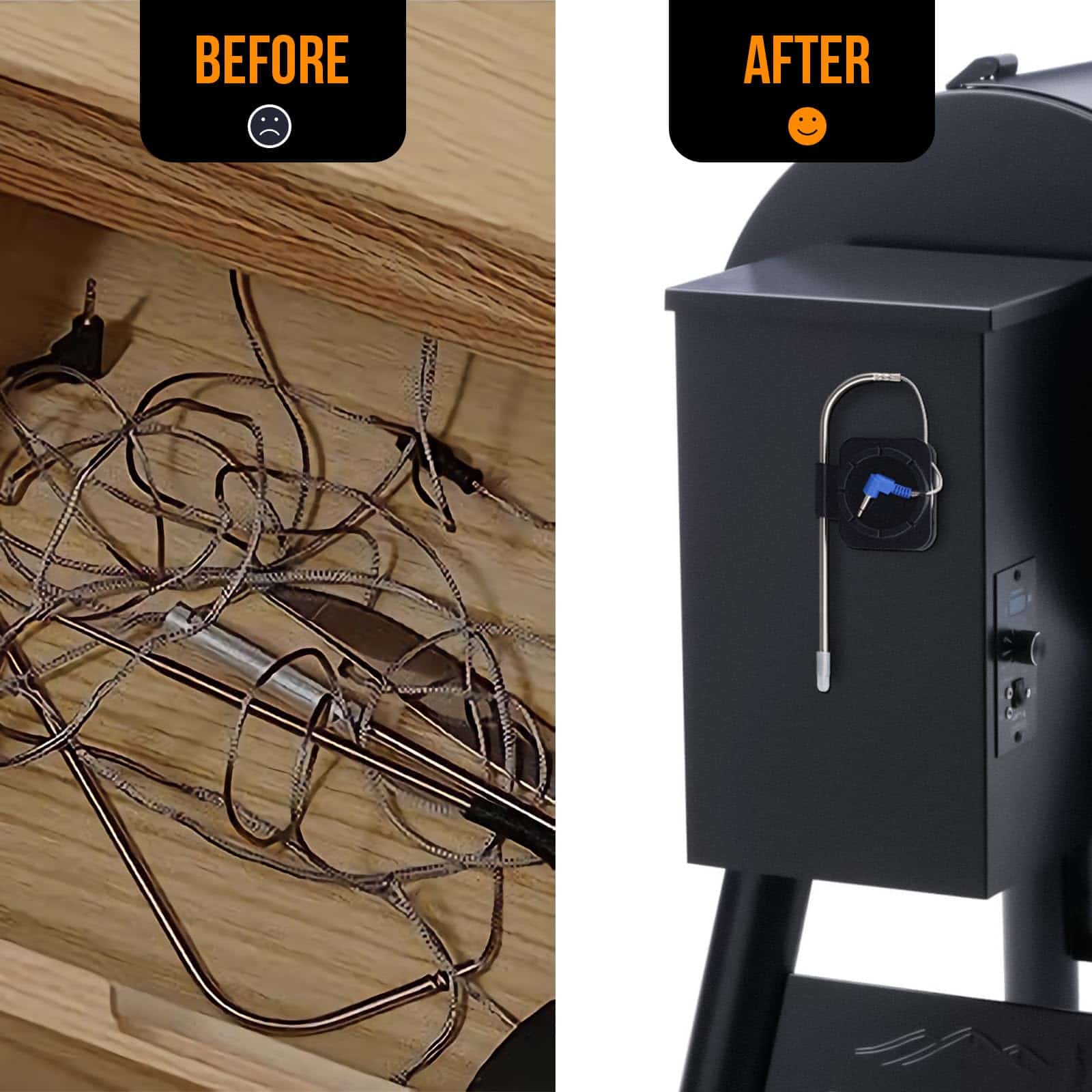 2 Pack Sonda de Temperatura para Carne con Conector de - Imagen 6