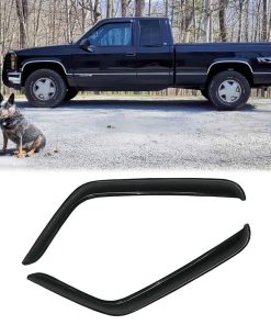 Puermto 2Pcs Side Window Visor Rain Guards, Wind Deflectors