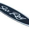 1x Emblema Ovalado 1x Sea Ray Searay 13" Nombre de la Placa