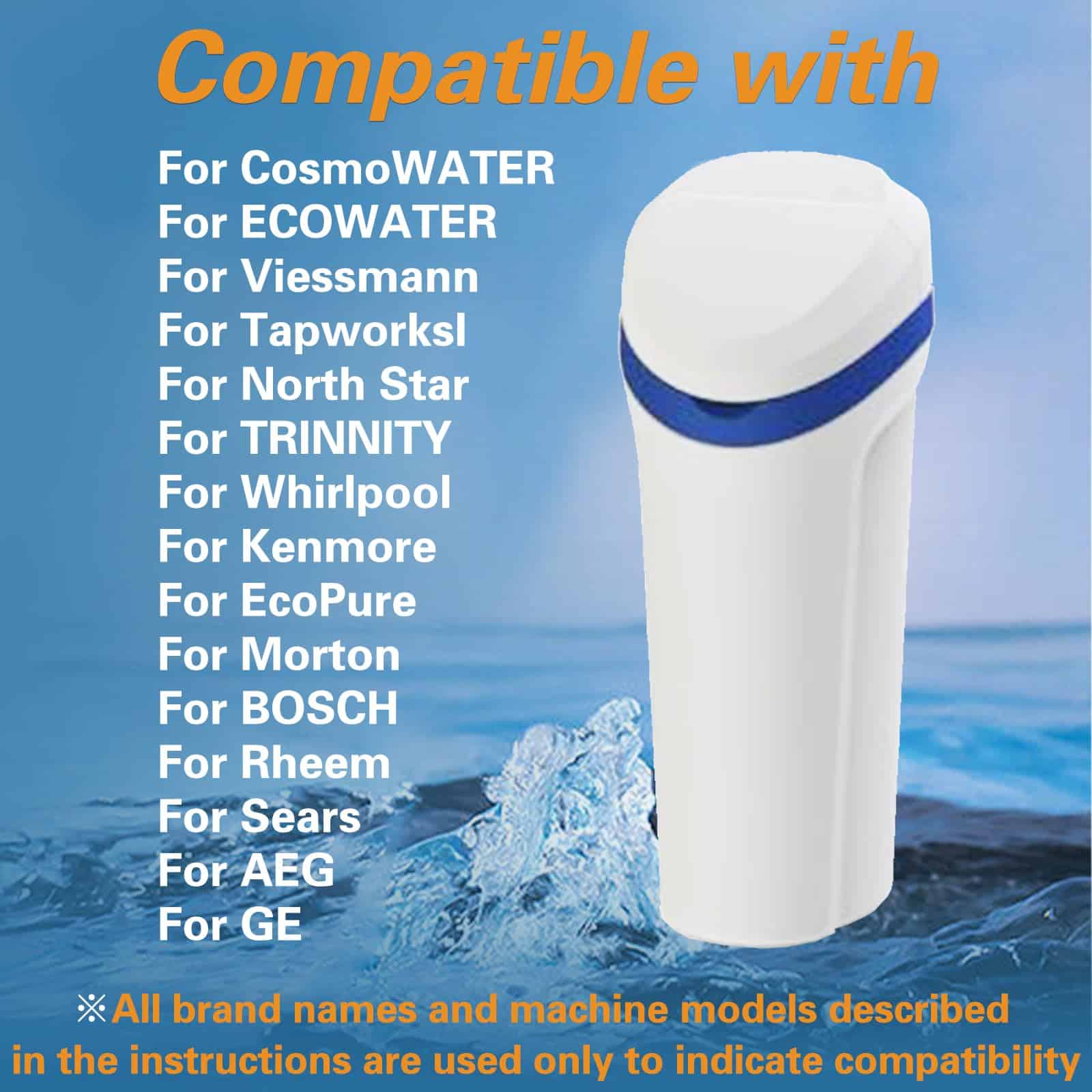 RUHUALIFE Boquilla de suavizador de agua y conjunto de - Imagen 5