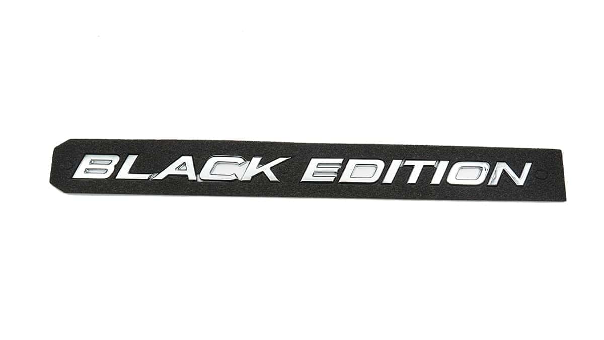 Emblema de letras Black Edition de repuesto para coche - Imagen 7