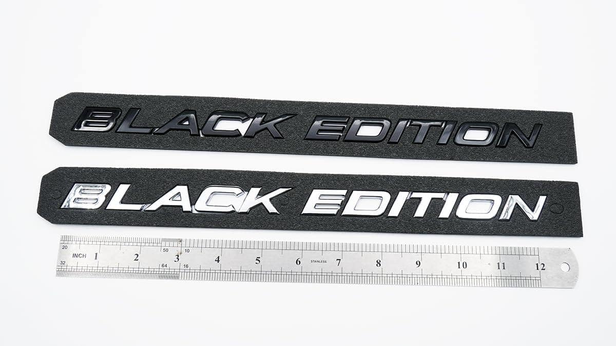 Emblema de letras Black Edition de repuesto para coche - Imagen 8