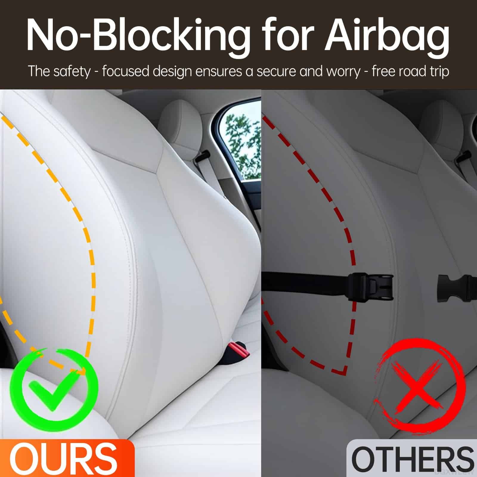 Organizador de Asiento Trasero de Cuero DGXWLLW Kick Mats - Imagen 8