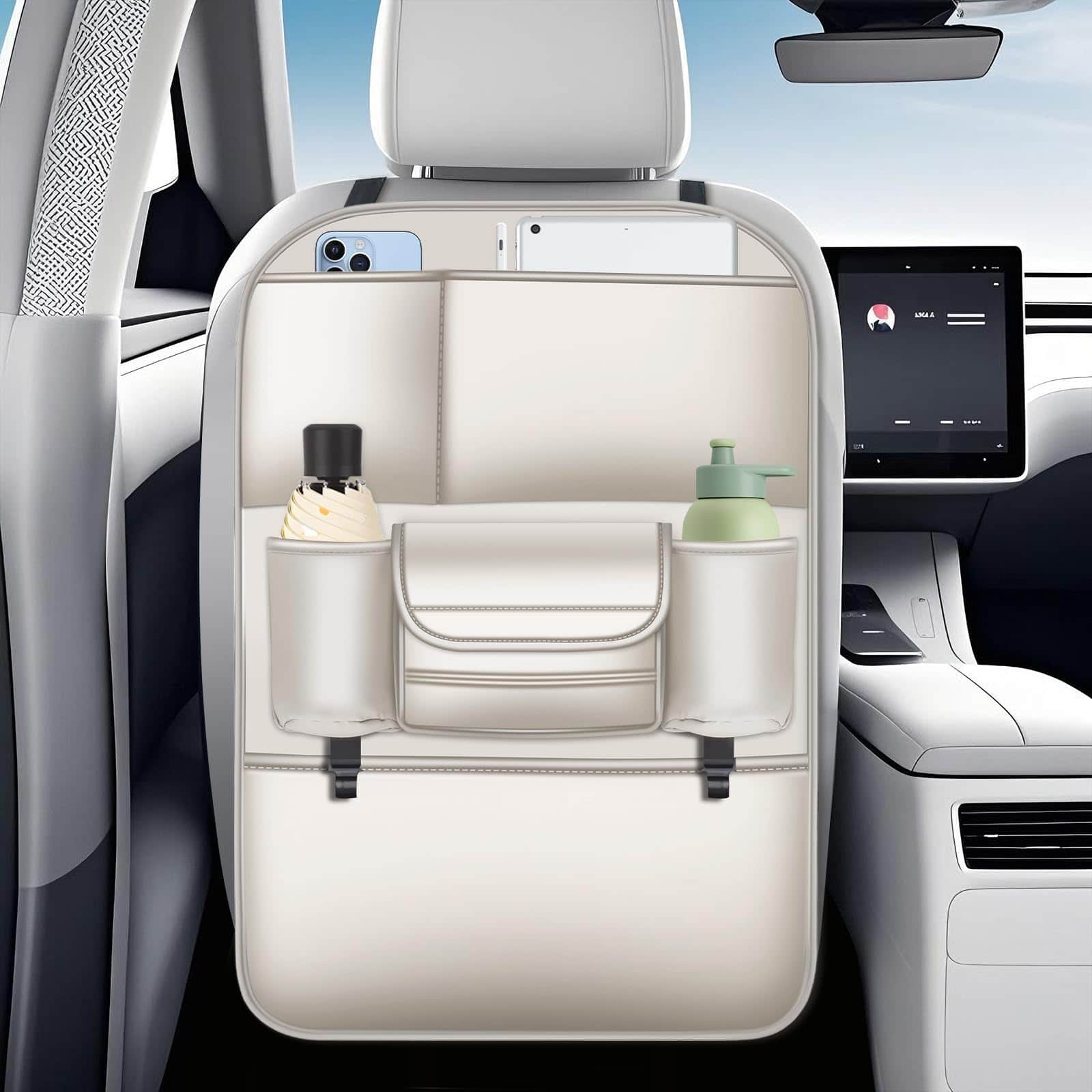 Organizador de Asiento Trasero de Cuero DGXWLLW Kick Mats