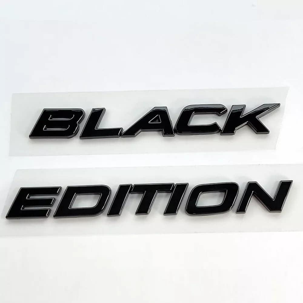 Emblema de letras edición Black Edition de 2 piezas para - Imagen 3