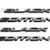 Emblema de letras edición Black Edition de 2 piezas para
