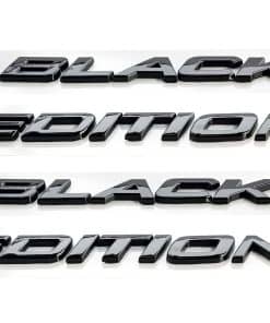 Emblema de letras edición Black Edition de 2 piezas para