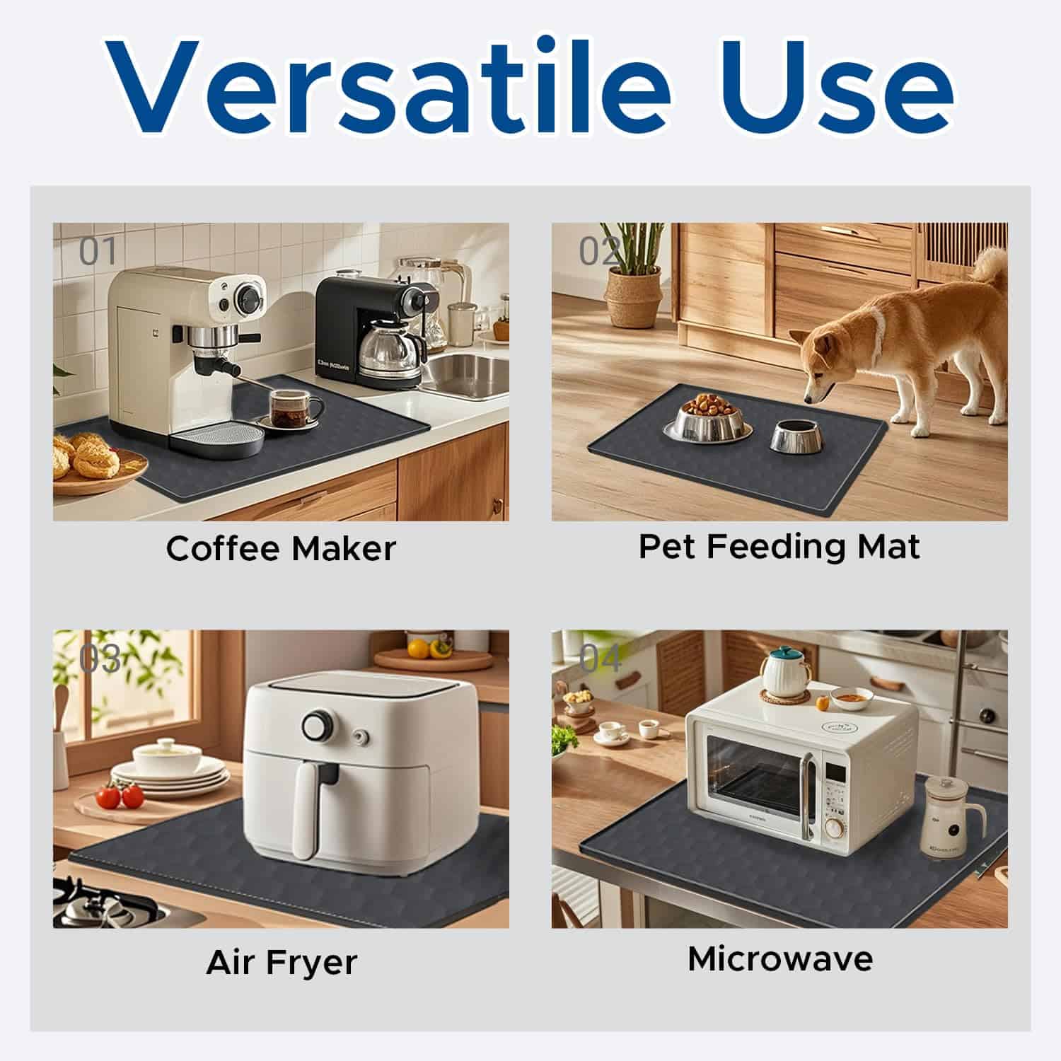 Tapete para bandeja de drenaje de lavavajillas con borde - Imagen 8