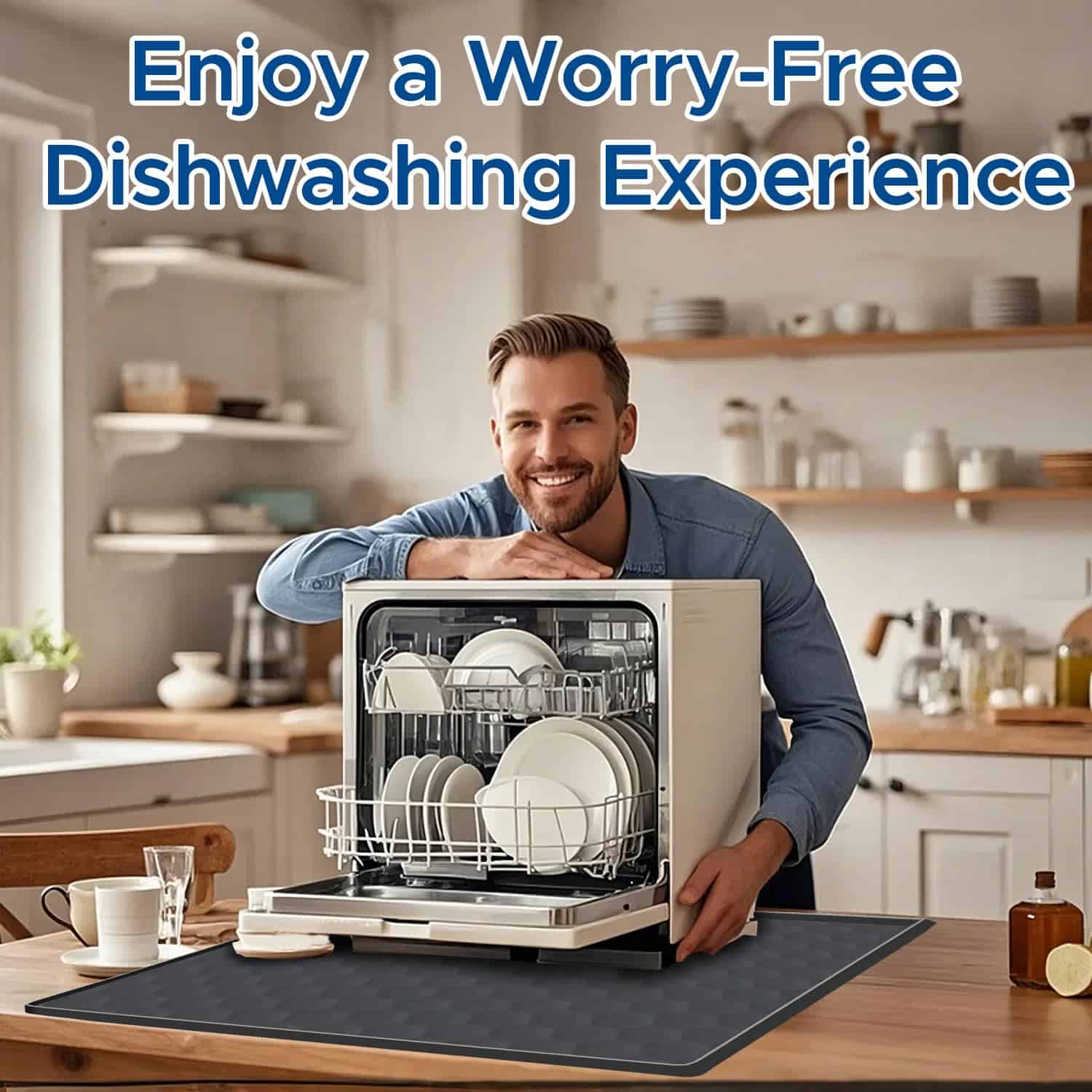 Tapete para bandeja de drenaje de lavavajillas con borde - Imagen 6