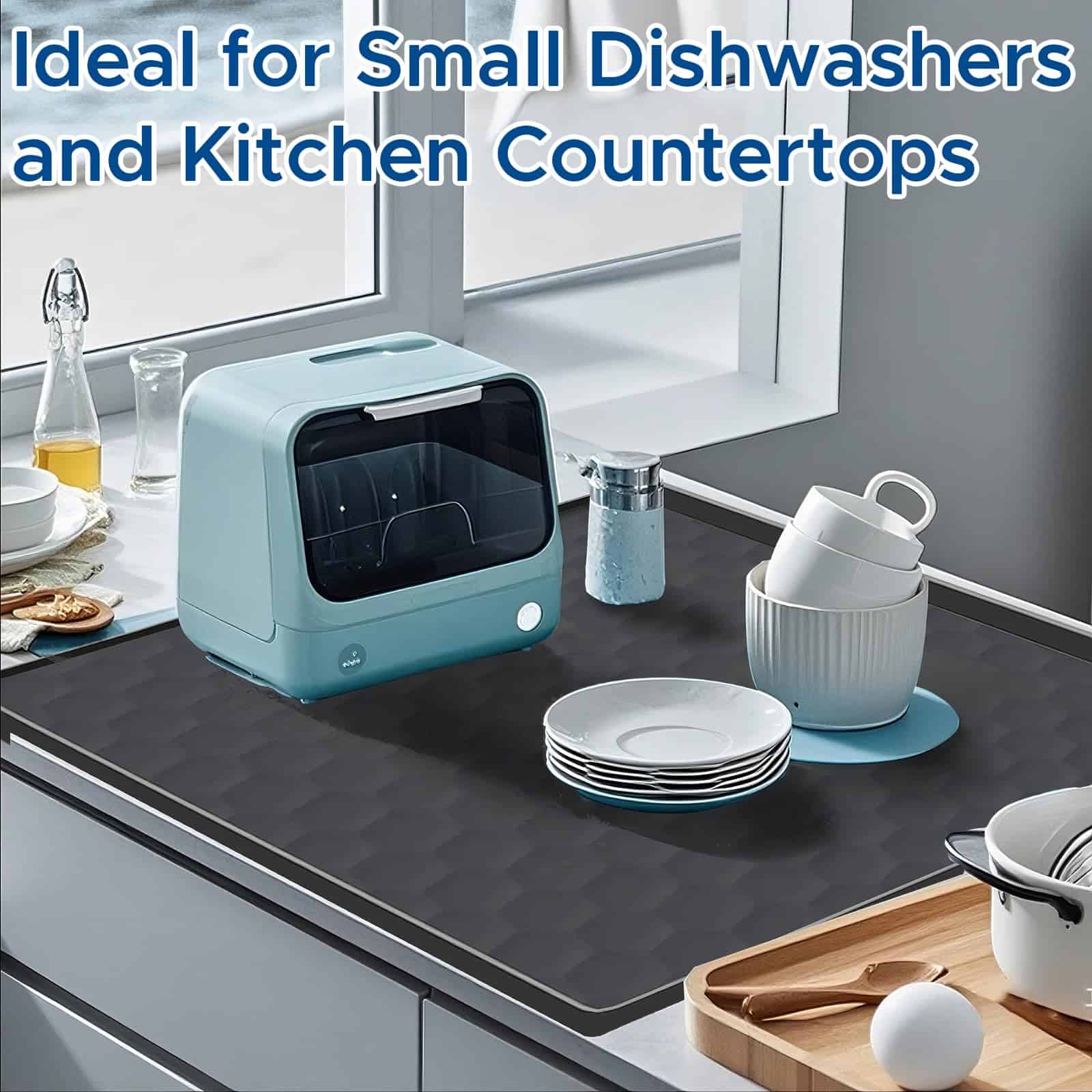 Tapete para bandeja de drenaje de lavavajillas con borde - Imagen 5