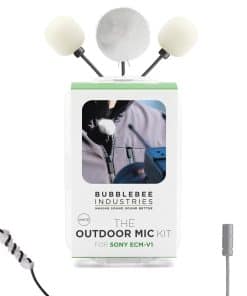 Kit de protección contra el viento para micrófono de solapa