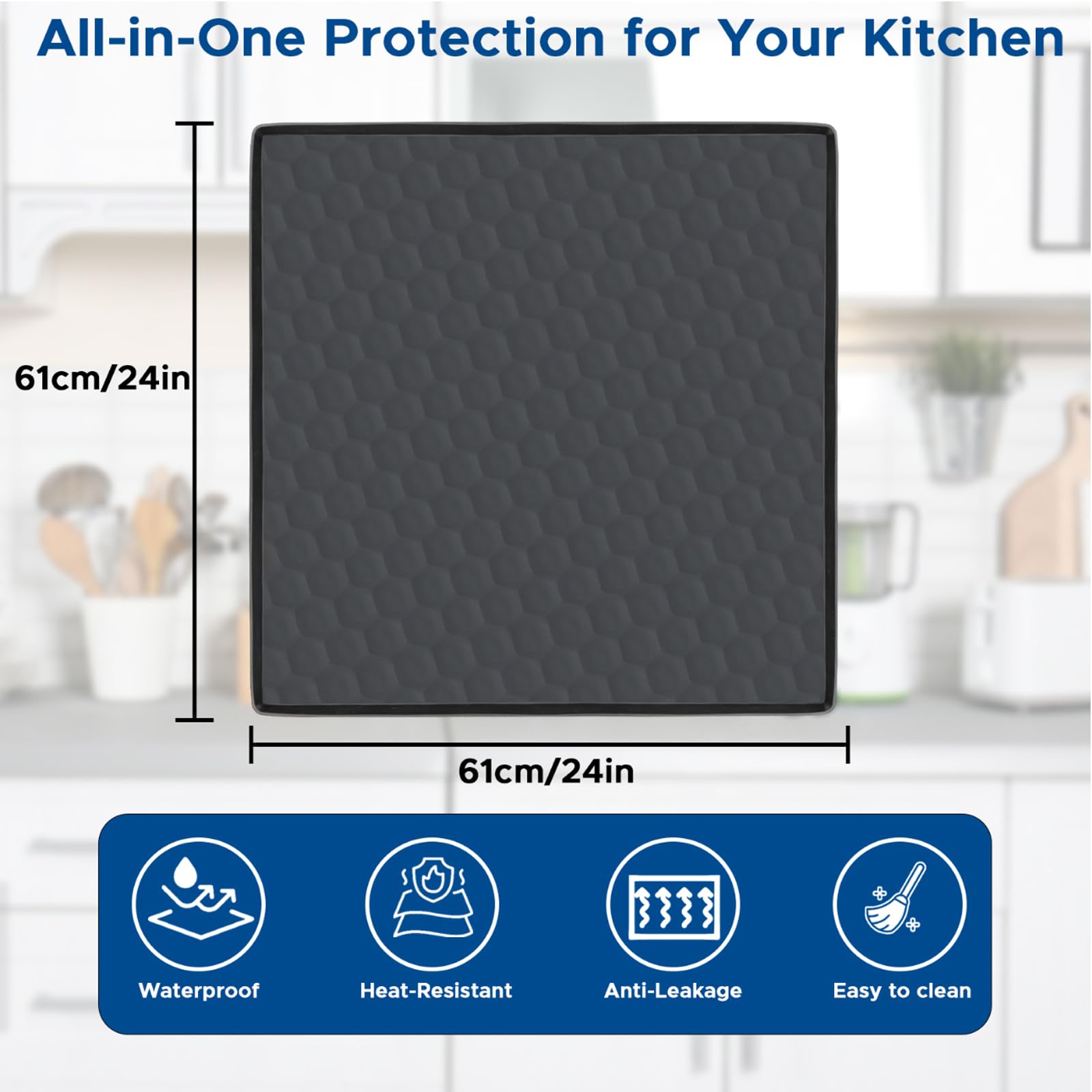 Tapete de Silicona para Bandeja de Desagüe de Lavavajillas - Imagen 3