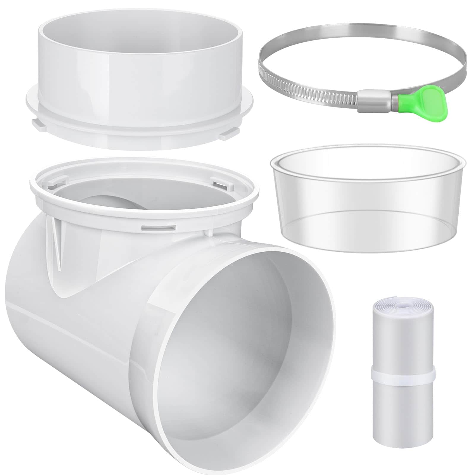 Kit de Codo de 90 Grados para Salida de Secadora, Conector