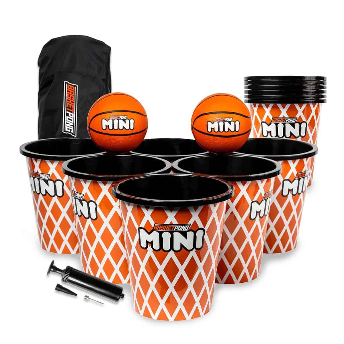 BasketPong Mini - Juego de Pong de Patio y Baloncesto con