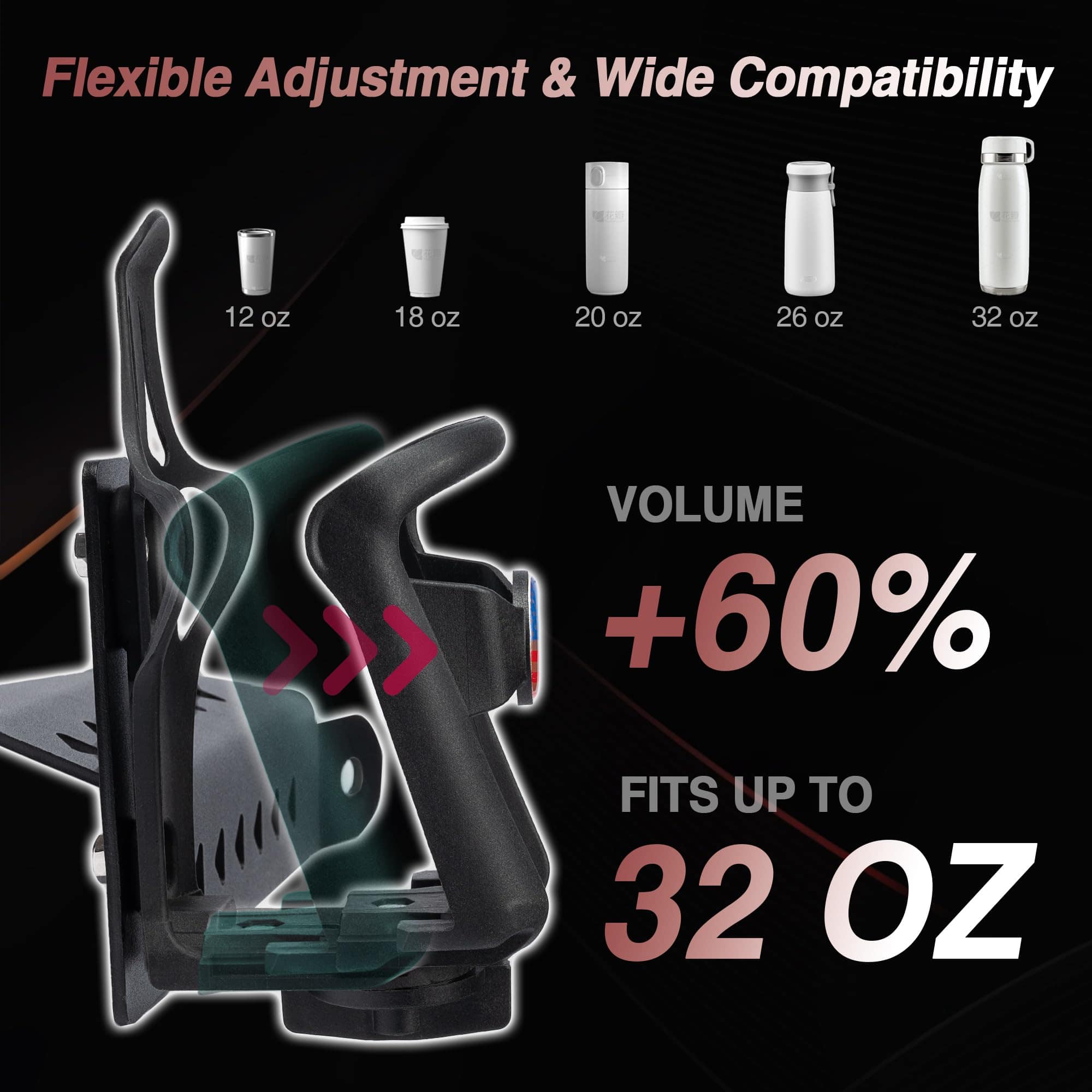 2pcs Soporte para Vaso Ajustable para Can-Am Spyder Lado - Imagen 3