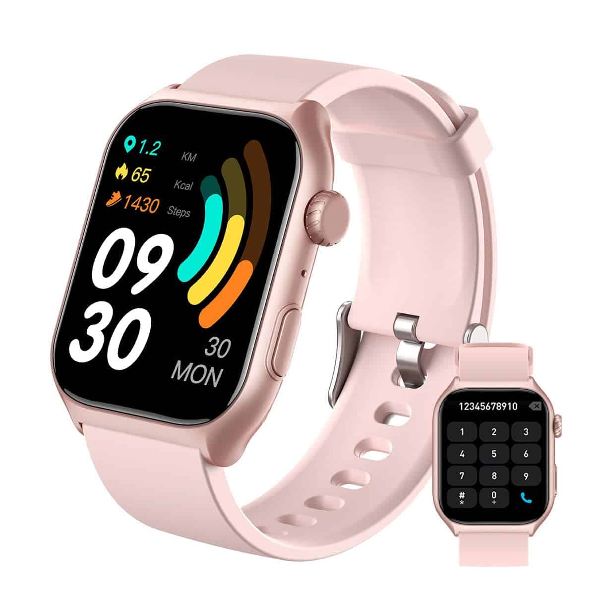 HEIPIKAO Smartwatch para Fitness con Monitor de Ritmo