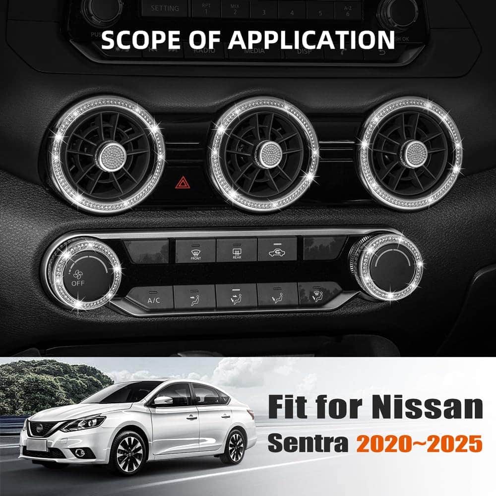 Accesorios de vehículo para Nissan Sentra S SR SV Bling - Imagen 4