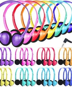 32 Paquetes de Audífonos para Aula a Granel para Niños