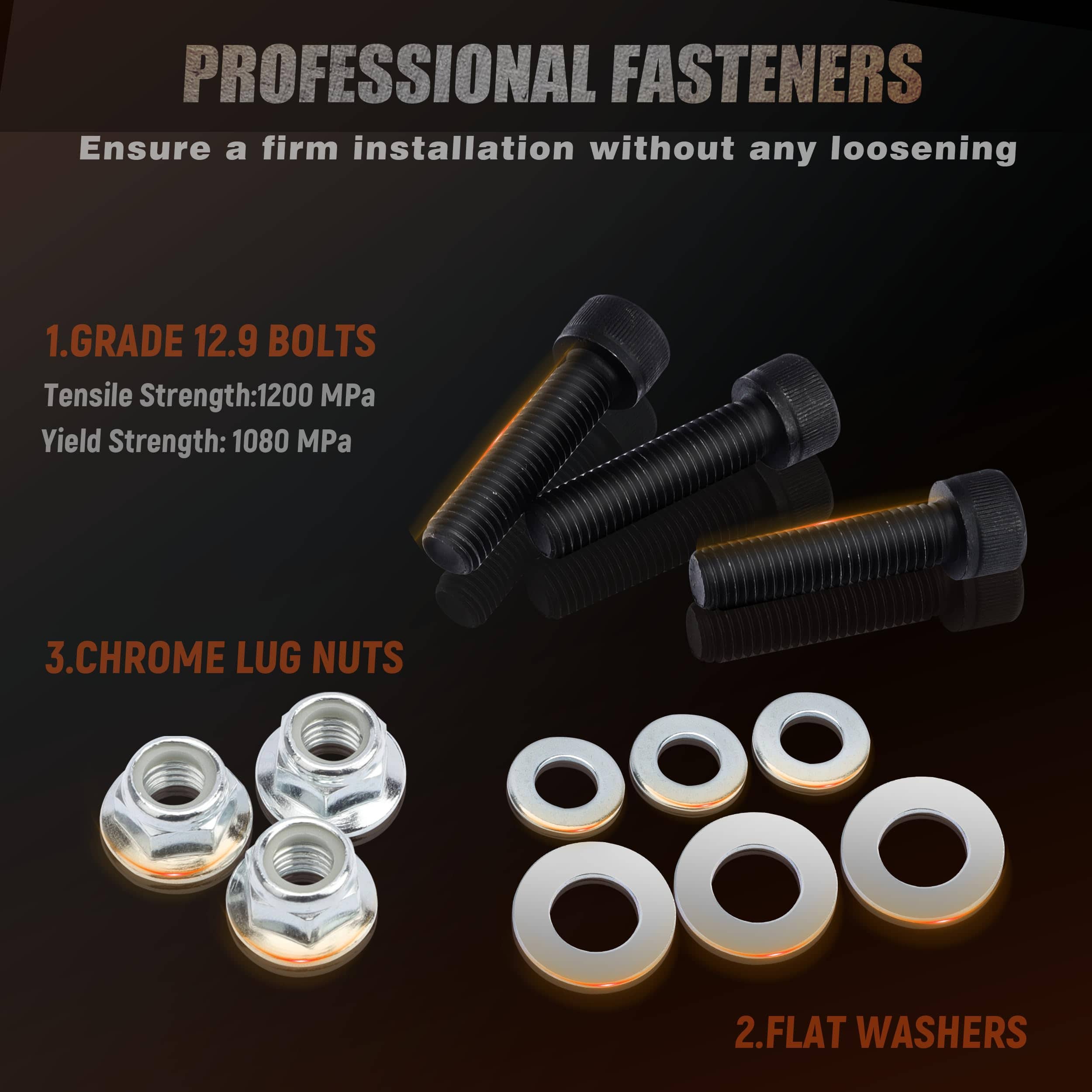 Kit de Elevación Delantero FlexHitch de 3" para 2004-2024 - Imagen 8