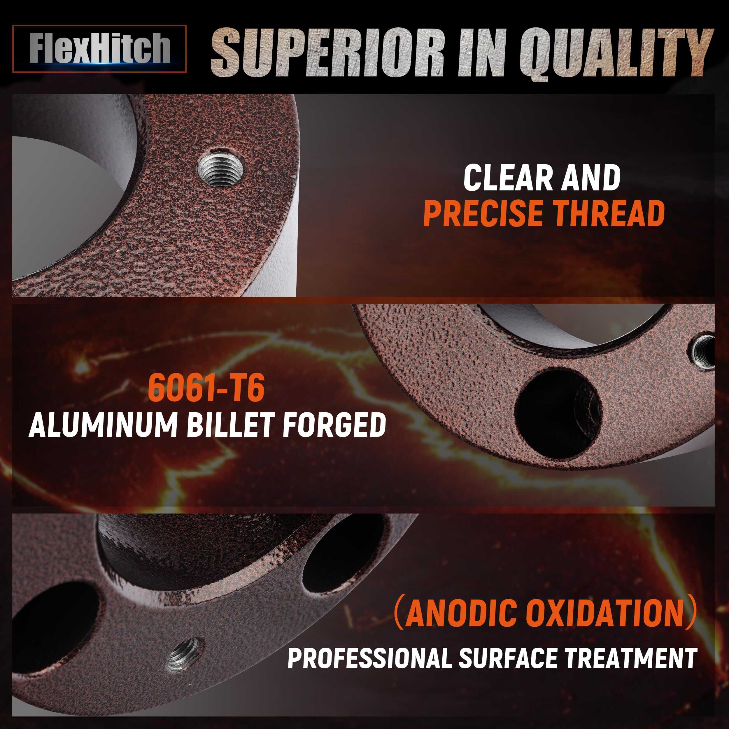 Kit de Elevación Delantero FlexHitch de 3" para 2004-2024 - Imagen 6