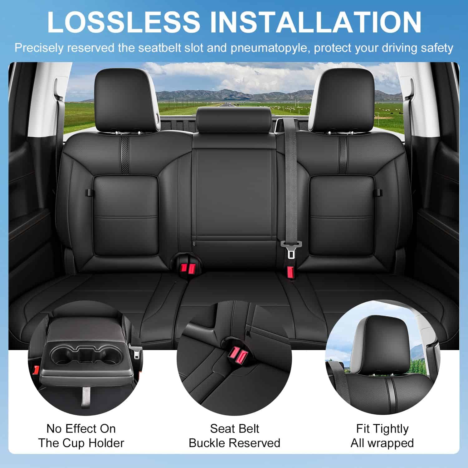 Funda de asiento CZmenghe compatible con Chevy Silverado - Imagen 6