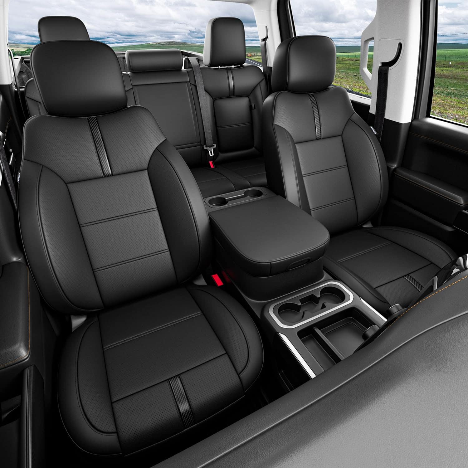 Funda de asiento CZmenghe compatible con Chevy Silverado