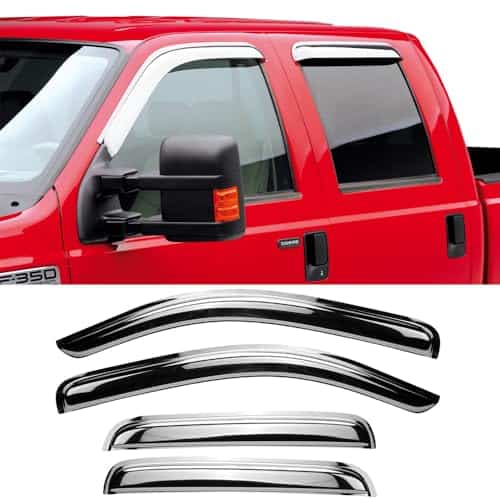 Deflectores de Ventana Lateral Cromados STARTSHIP Wind para