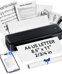 Impresora Portátil Inalámbrica NelkoGlobal para Viajes,