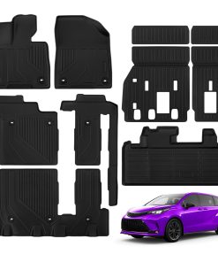 Tapetes para suelo de Toyota Sienna 8 Asientos 2025-2021