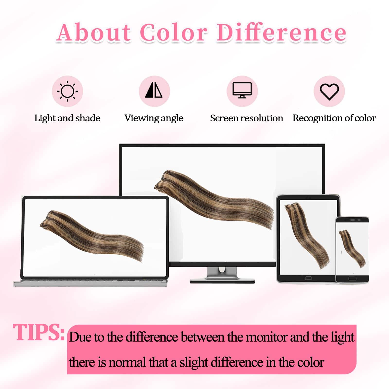 Extensiones de Cabello Clip en Cabello -Balayage Marrón Oscu - Imagen 8