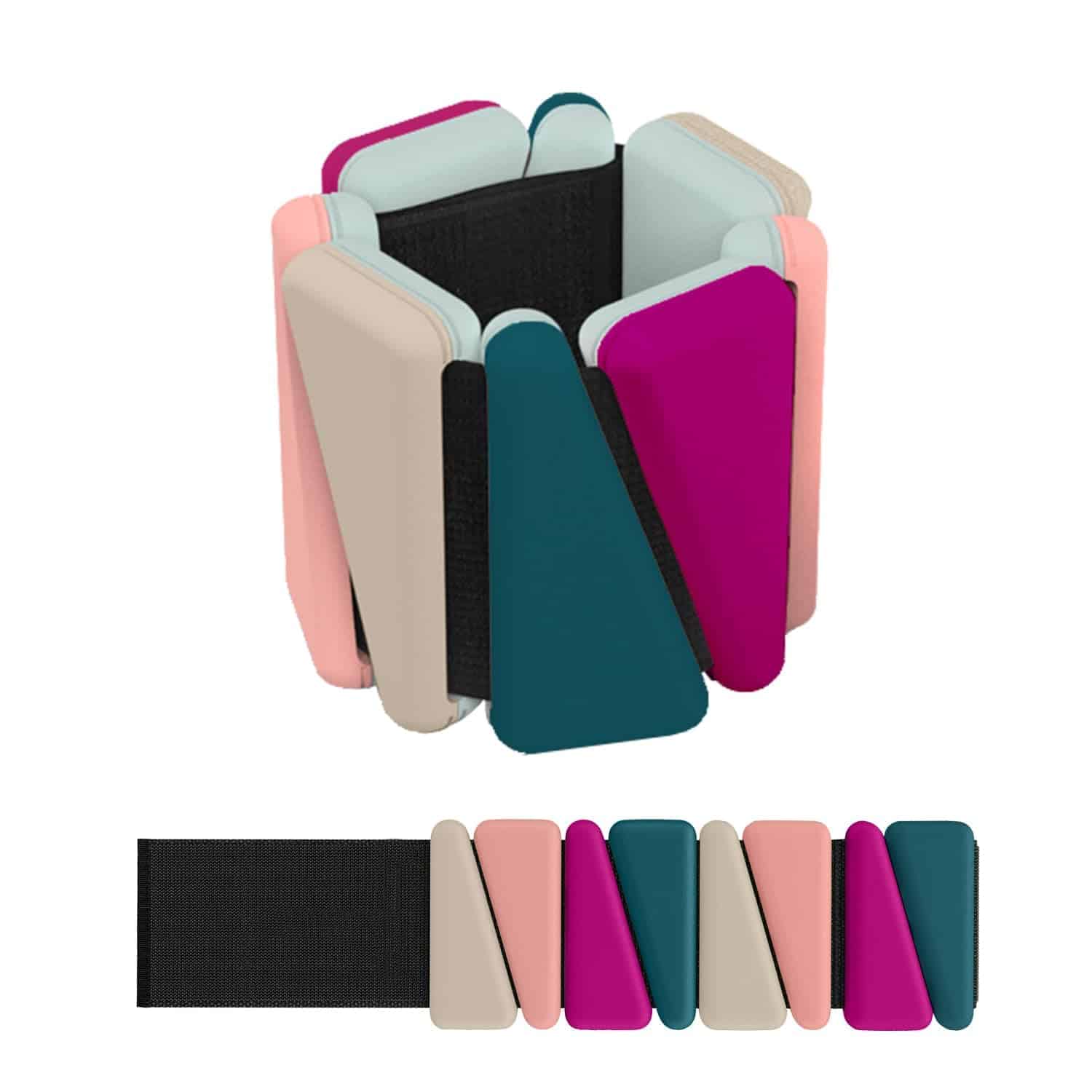 Pesas de muñeca y tobillo, 2 PCS Bandas -Multicolor - Imagen 8