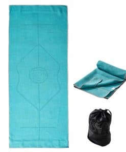 Tapete de Yoga RYTMAT con Líneas de -Verde Oscuro