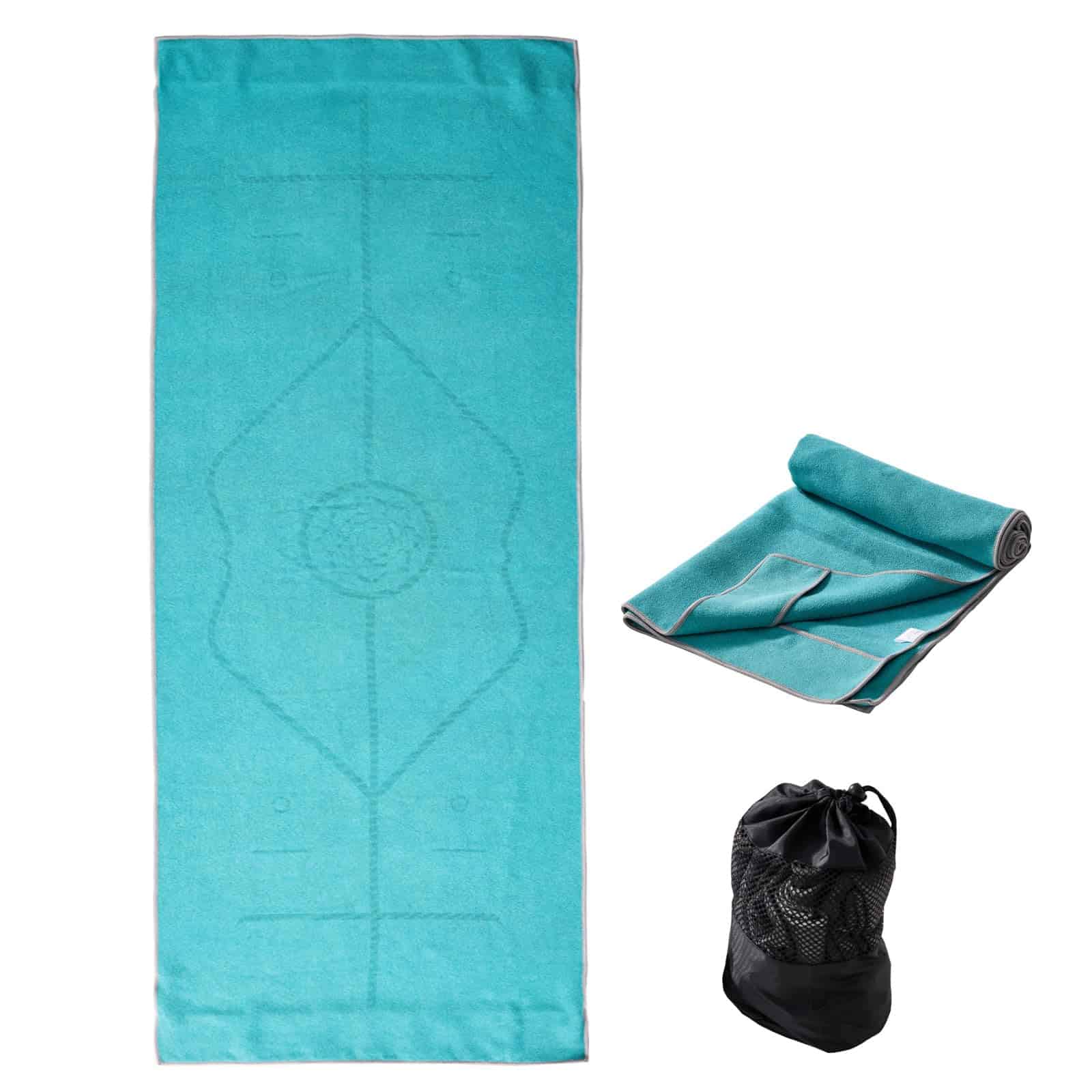 Tapete de Yoga RYTMAT con Líneas de -Verde Oscuro