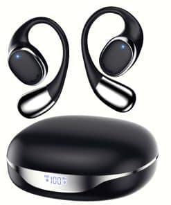 Audífonos inalámbricos SARUNN ER con pantalla LED Bluetooth