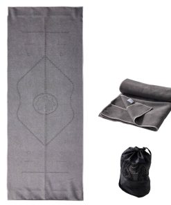 Tapete de Yoga RYTMAT con líneas de -Gris Oscuro