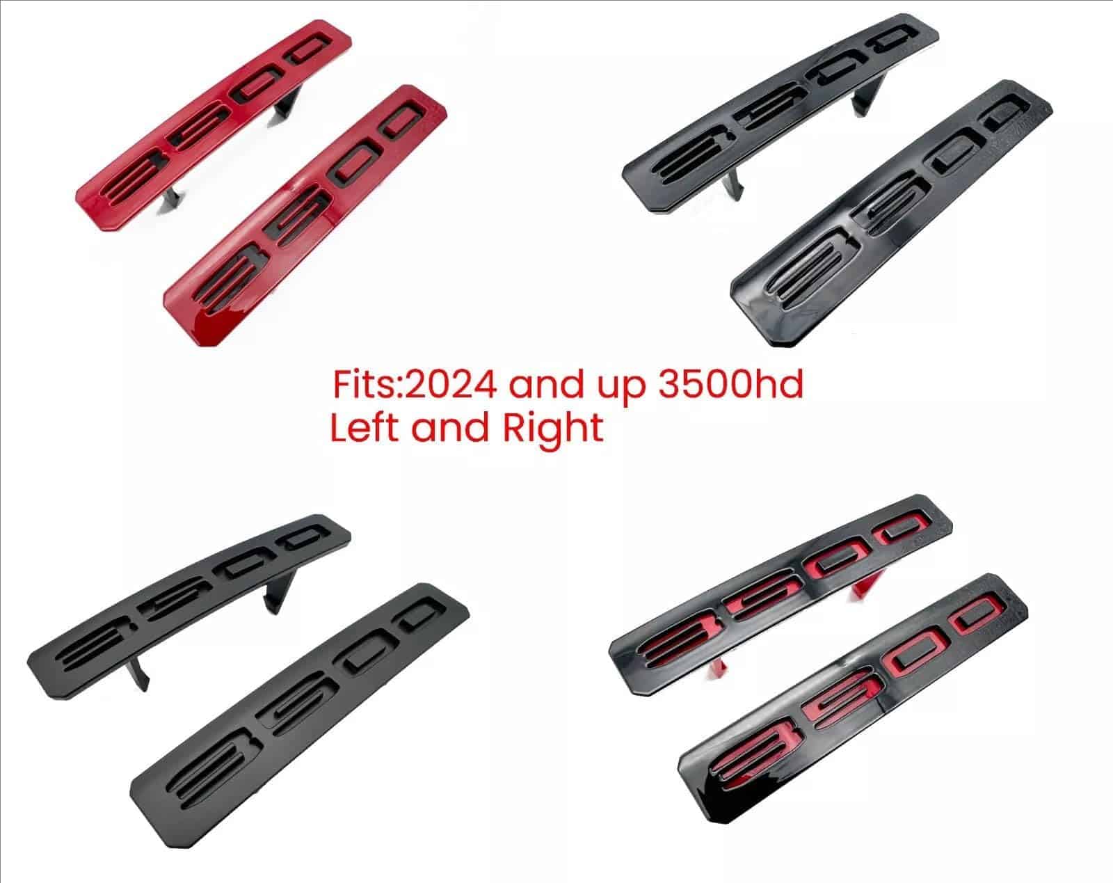 2Pcs Emblemas Personalizados para Parachoques Delantero - Imagen 8