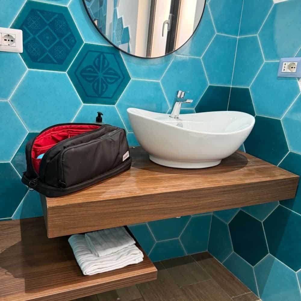 Bolsa de Viaje de Maquillaje Cacheri All in One con - Imagen 5