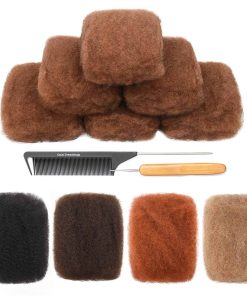 Cabello Humano Afro Kinkys Bulk DAIXI, 50 gramos Rizado