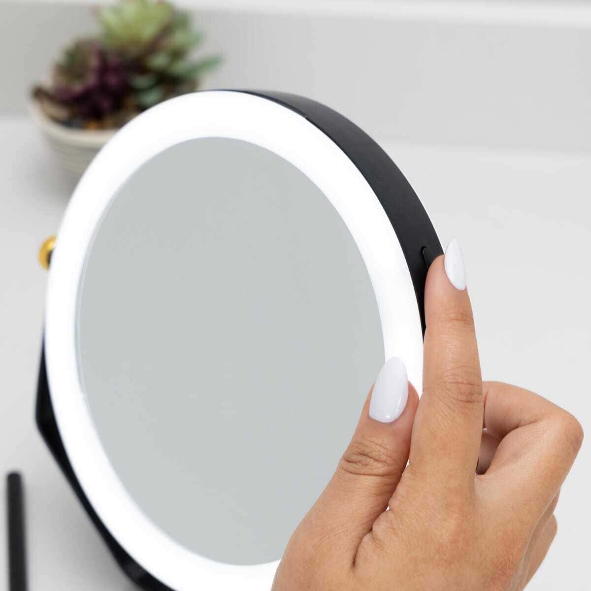 Espejo de Maquillaje Iluminado Zadro de 8 -Negro - Imagen 7