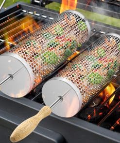 Juego de 2 Cestas de Parrilla Nesting Vasitelan, Acero