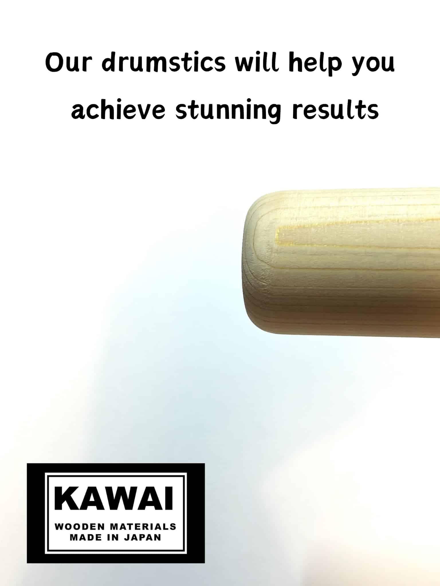 Baquetas de Madera de Hinoki Cypress para Taiko (35mm x - Imagen 6